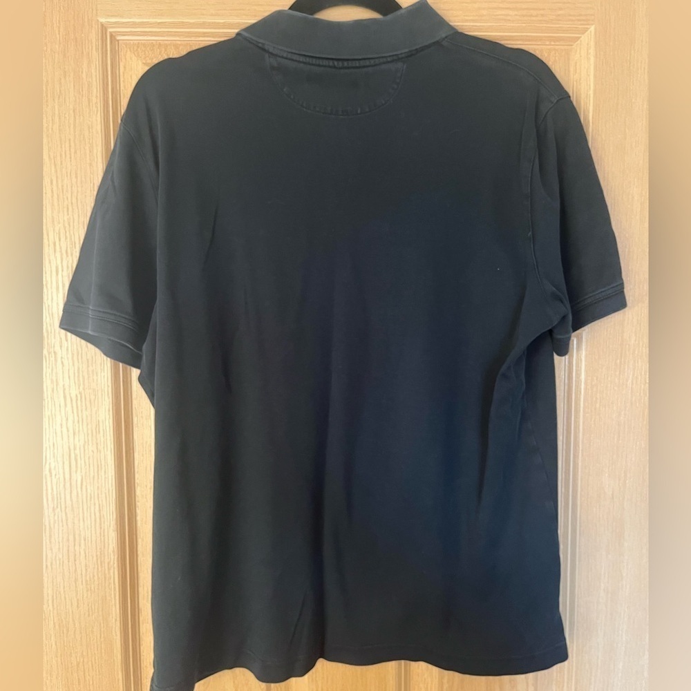 Banana Republic Luxury Touch Black Classic Polo Men’s Large, Preppy Streetwear - Picture 5 of 8
